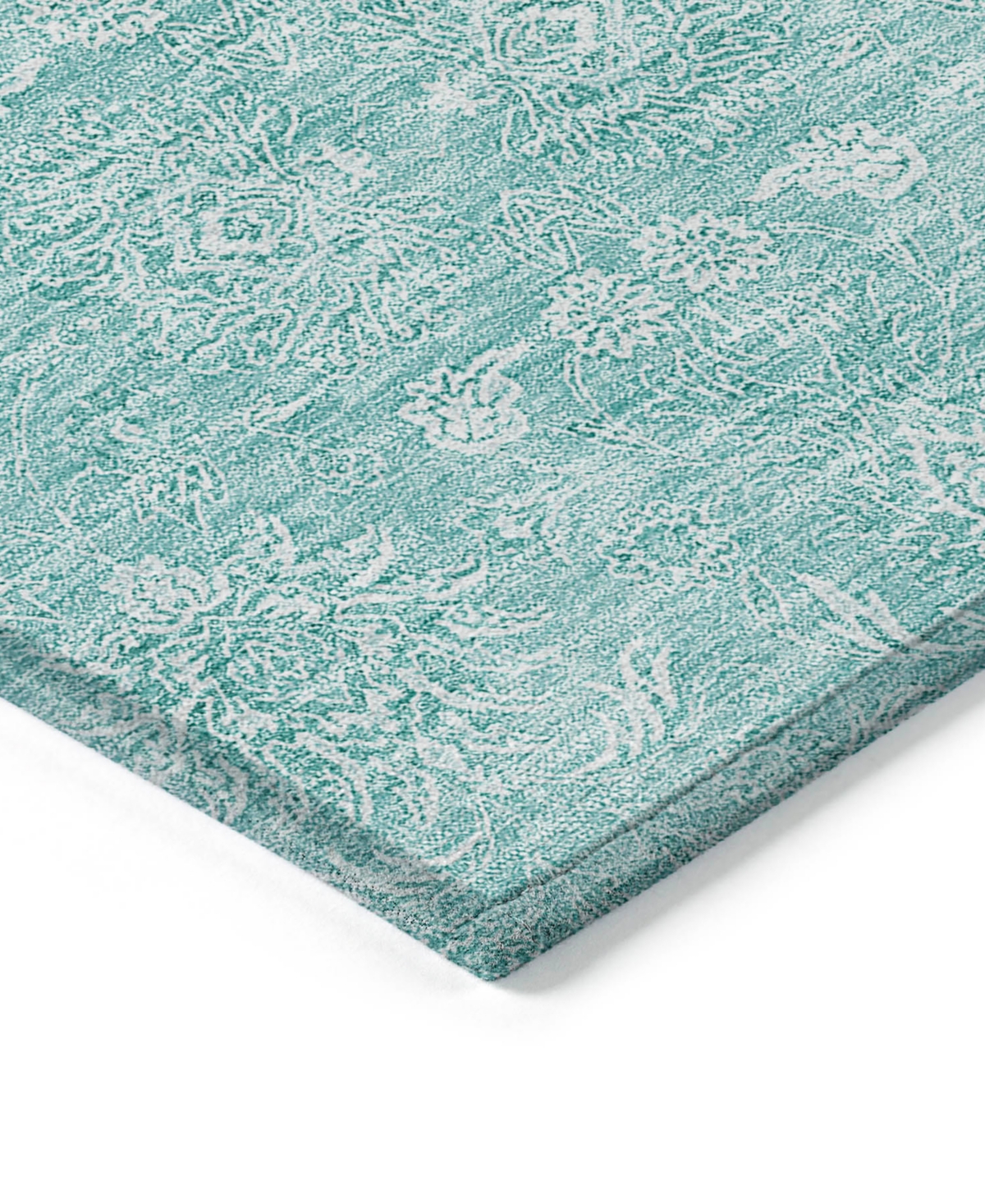 Addison Chantille Acn703 2'6"x3'10" Area Rug In Aqua