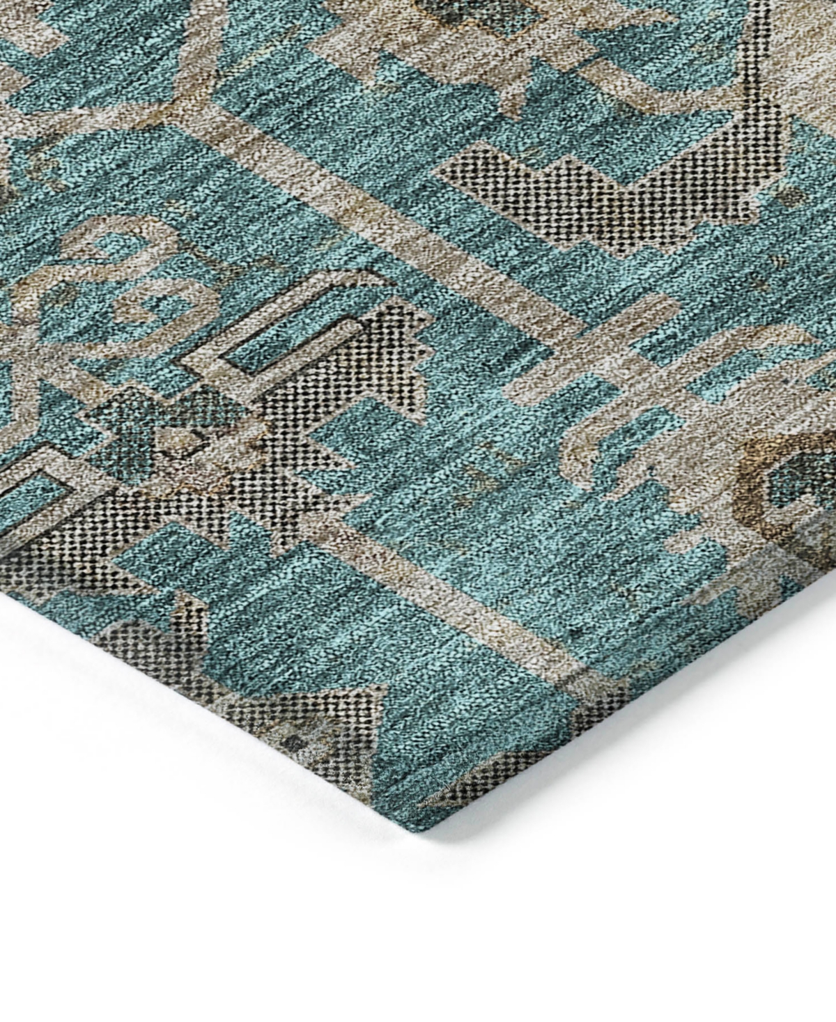 Addison Chantille Acn679 9'x12' Area Rug In Teal