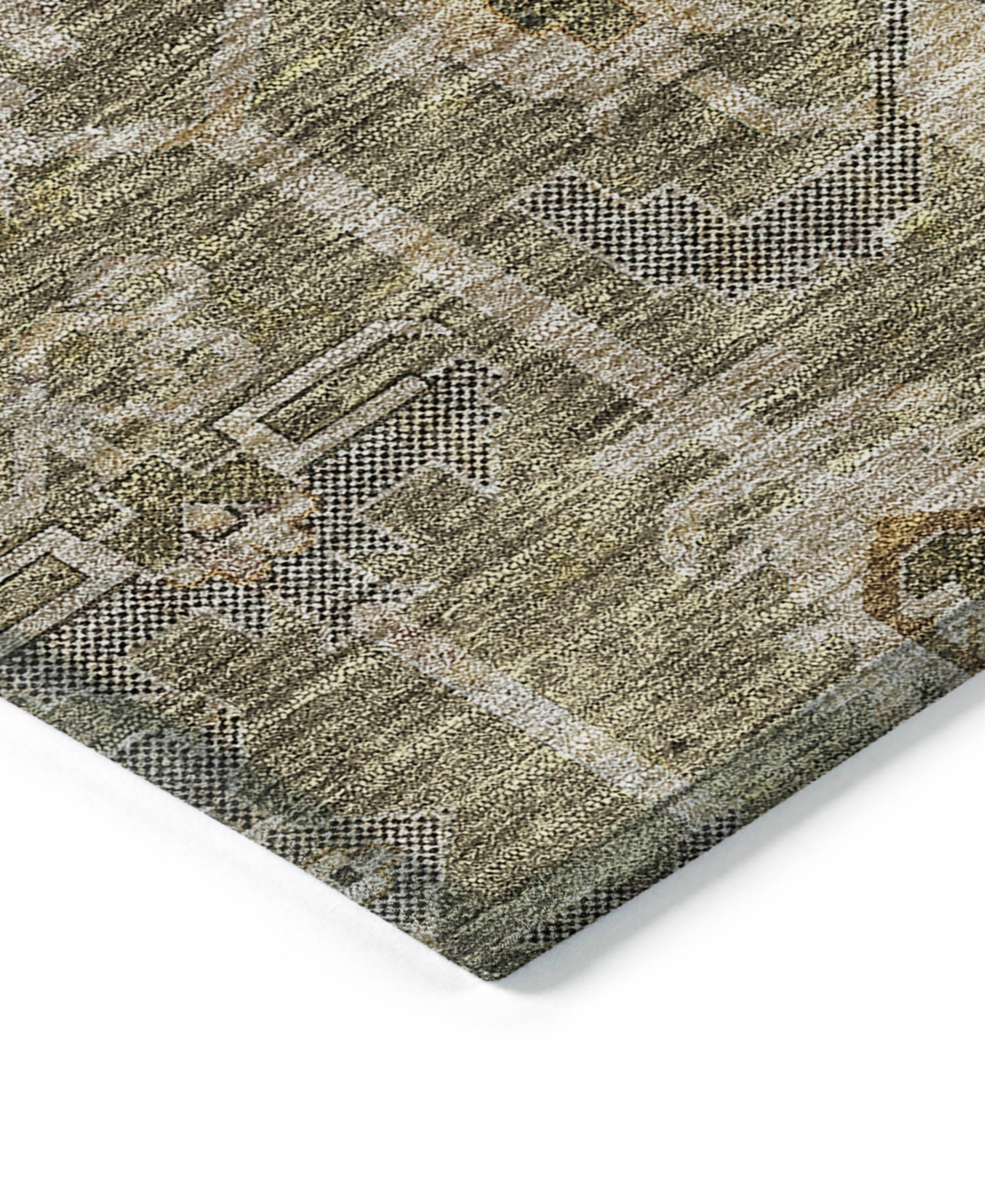 Addison Chantille Acn697 8'x10' Area Rug In Brown