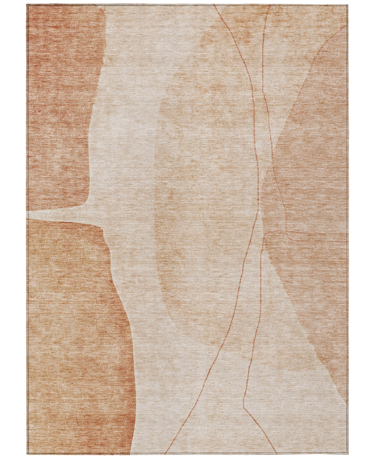 Addison Chantille Acn696 8'x10' Area Rug In Terracotta