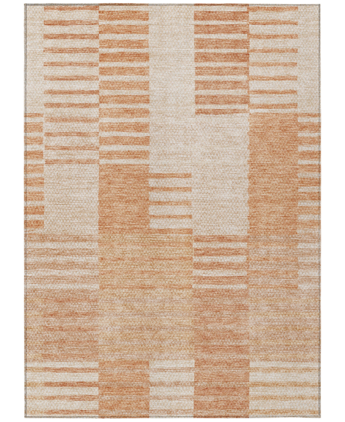 Addison Chantille Acn686 5'x7'6" Area Rug In Salmon
