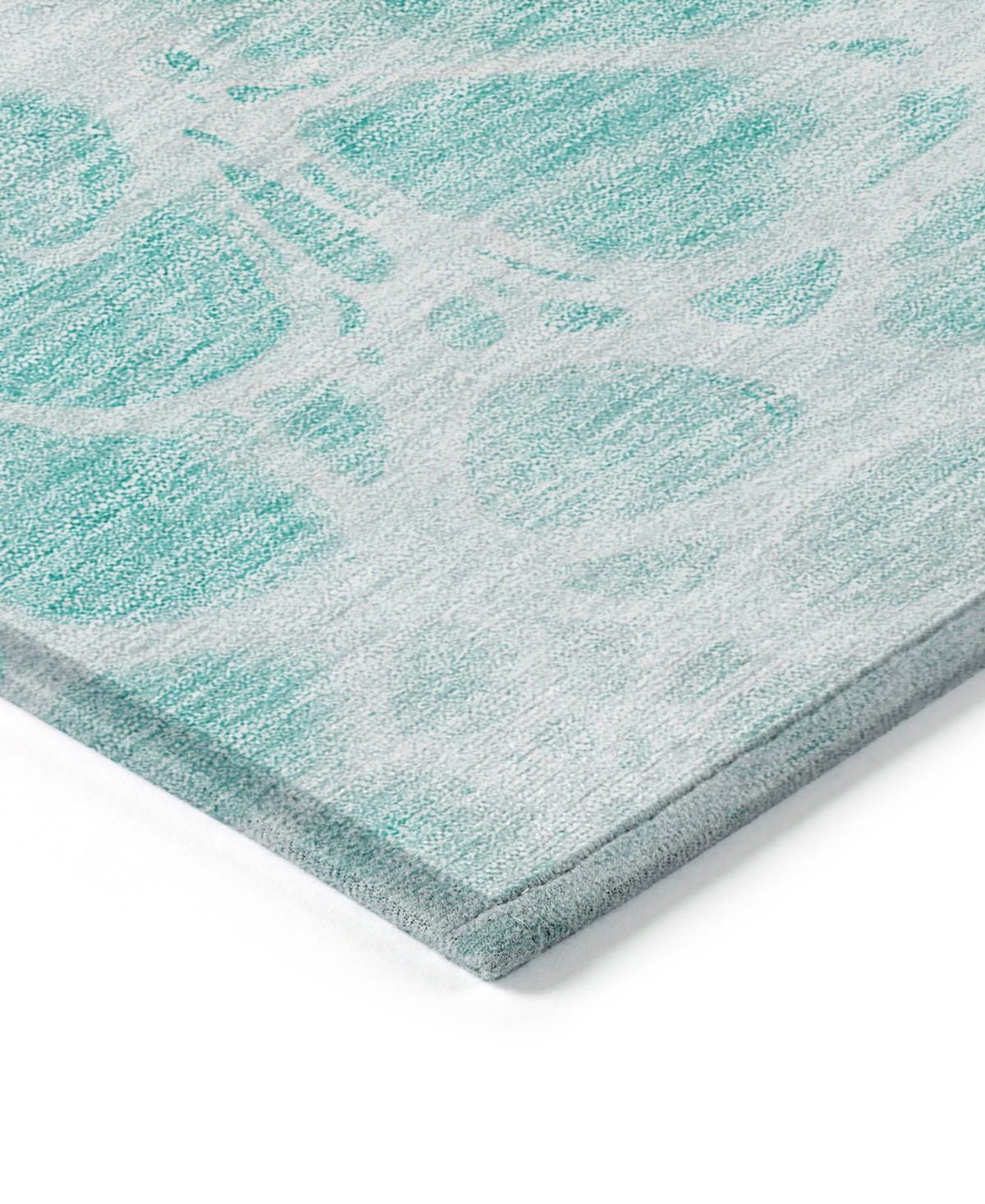 Addison Chantille Acn682 2'3"x7'6" Runner Area Rug In Aqua