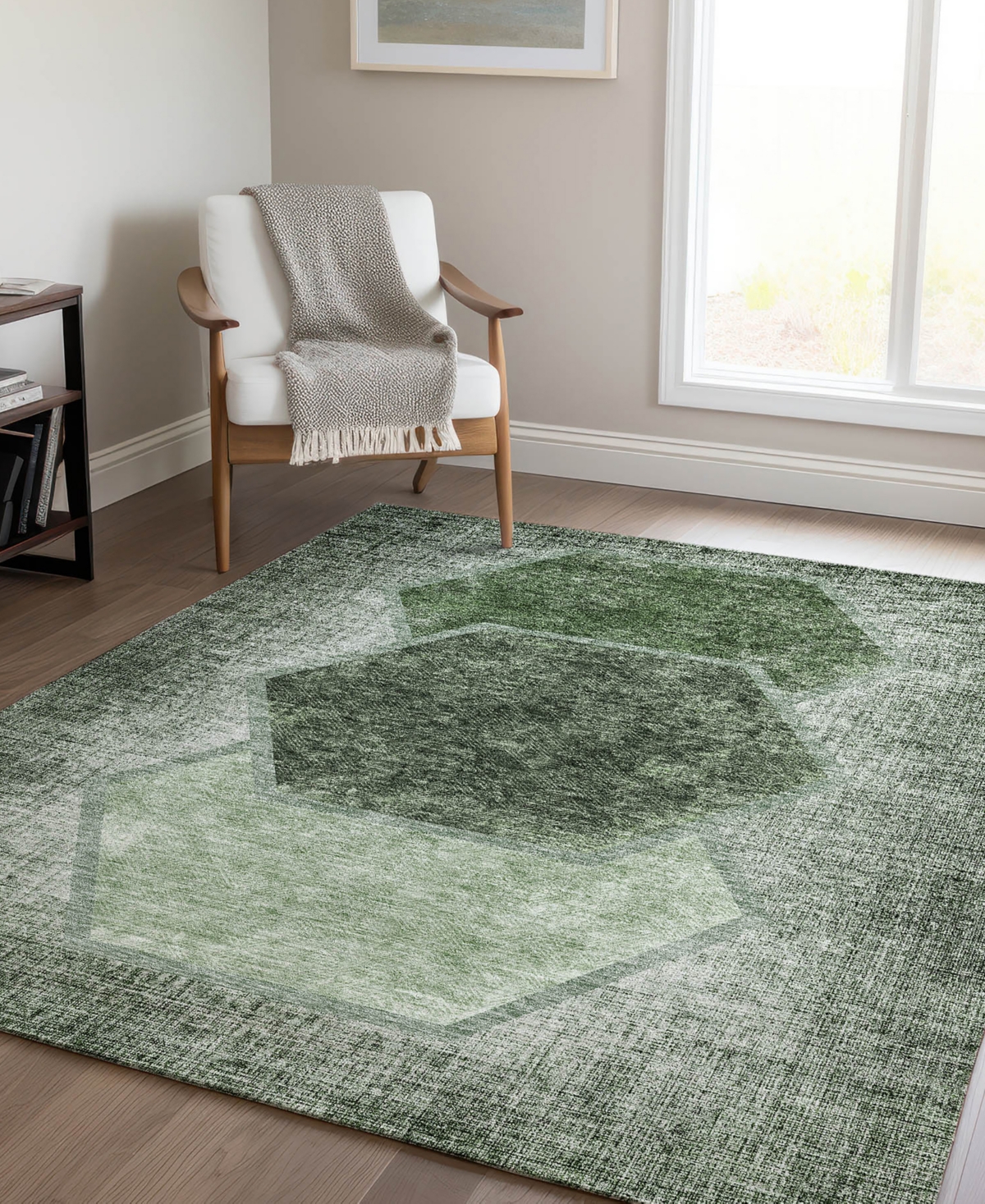Addison Chantille Acn679 2'6"x3'10" Area Rug In Olive
