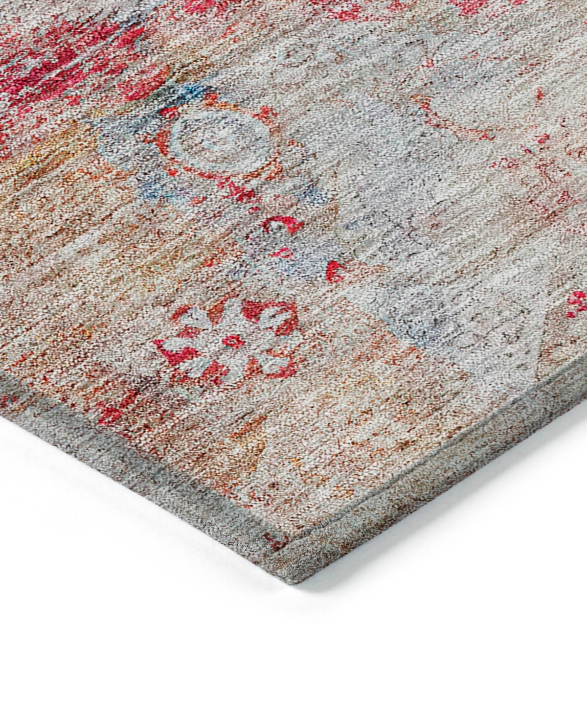 Addison Chantille Acn675 2'3"x7'6" Runner Area Rug In Red