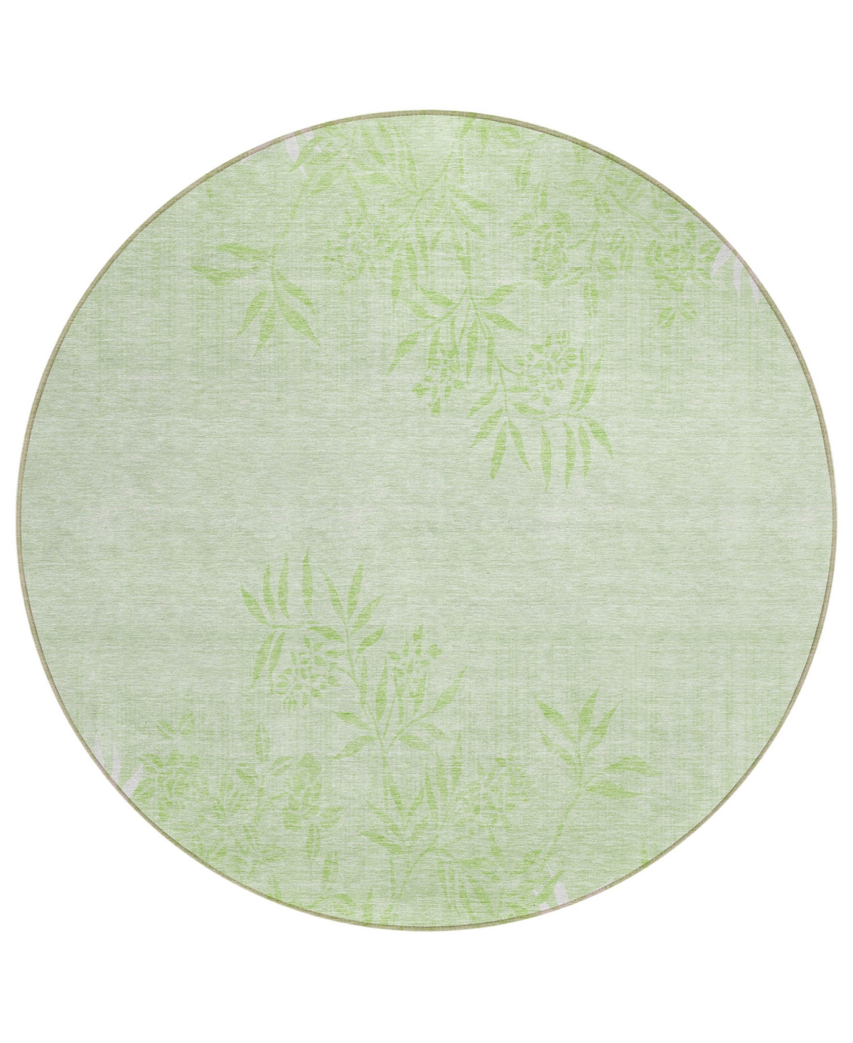 Addison Chantille Acn673 8'x8' Round Area Rug In Mint