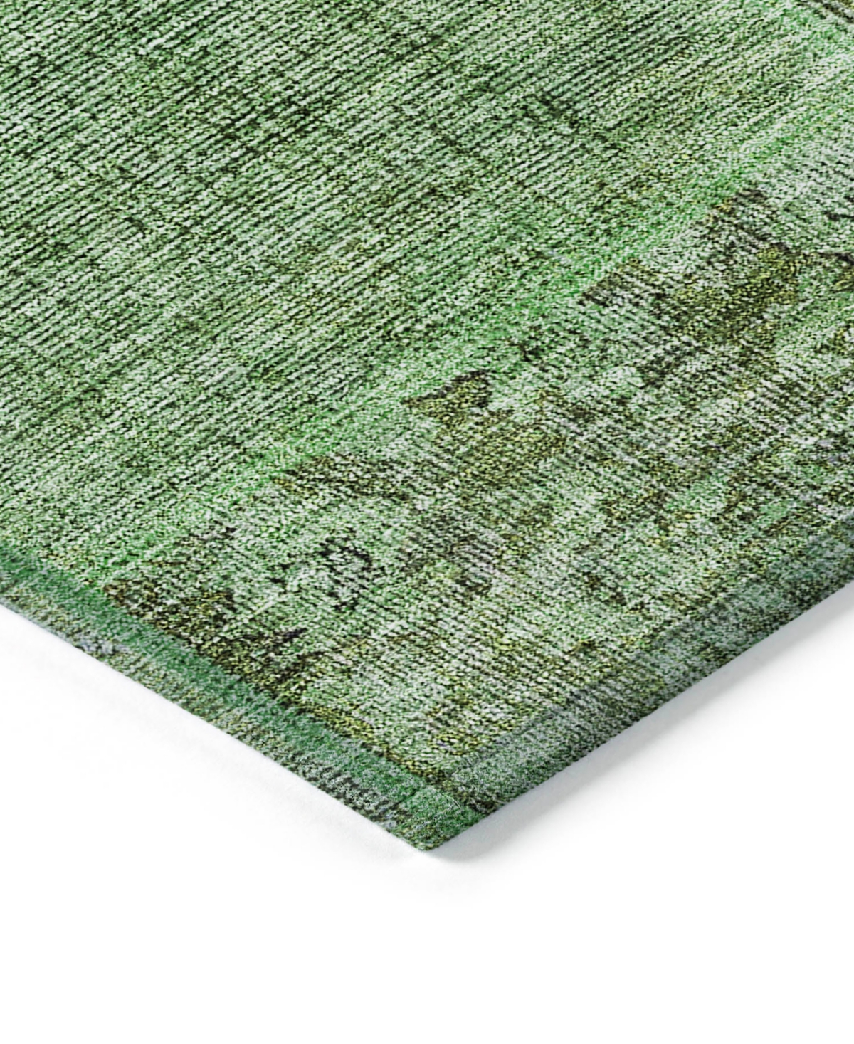 Addison Chantille Machine Washable Acn669 2'3"x7'6" Runner Area Rug In Green