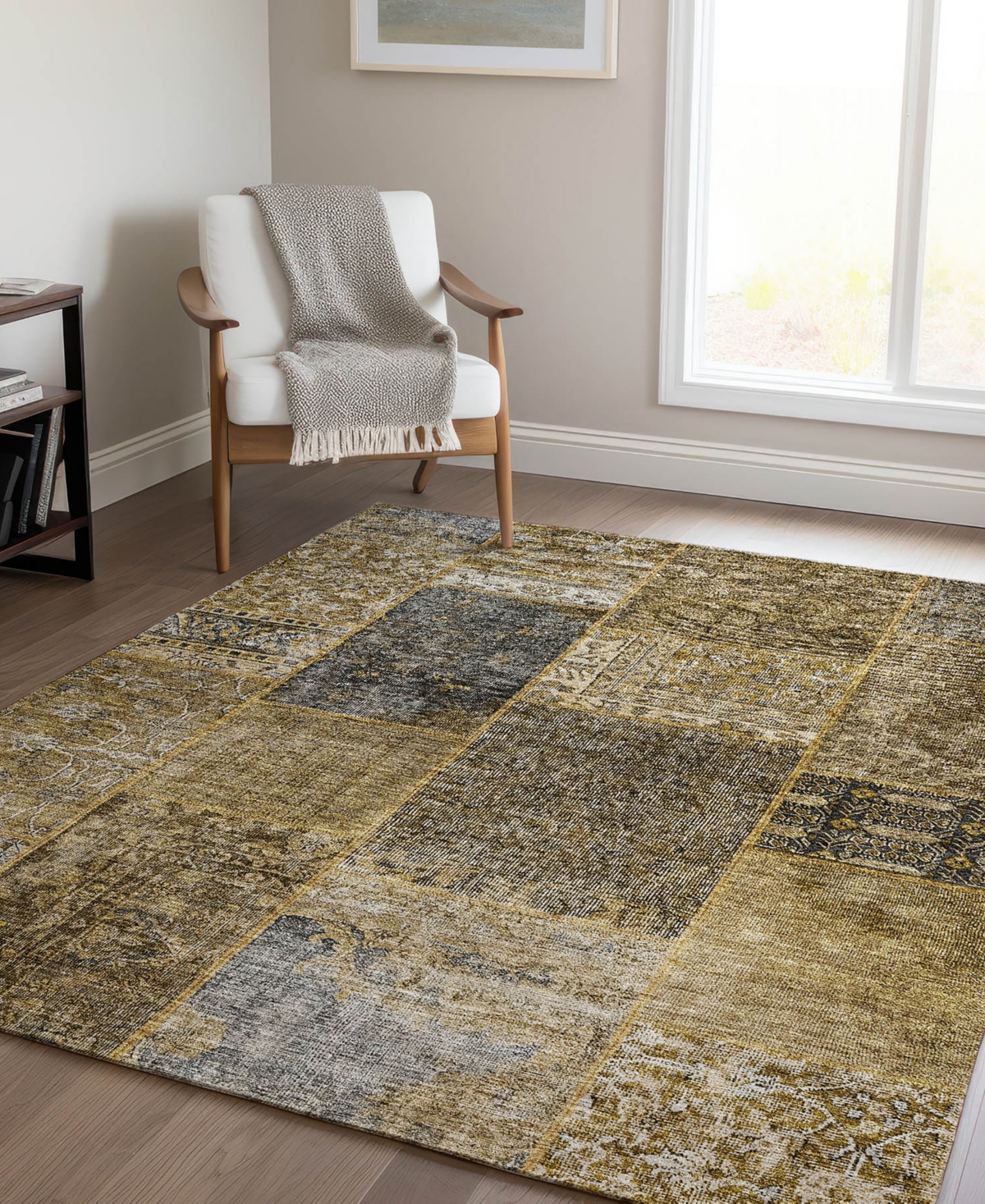 Addison Chantille Acn669 9'x12' Area Rug In Brown