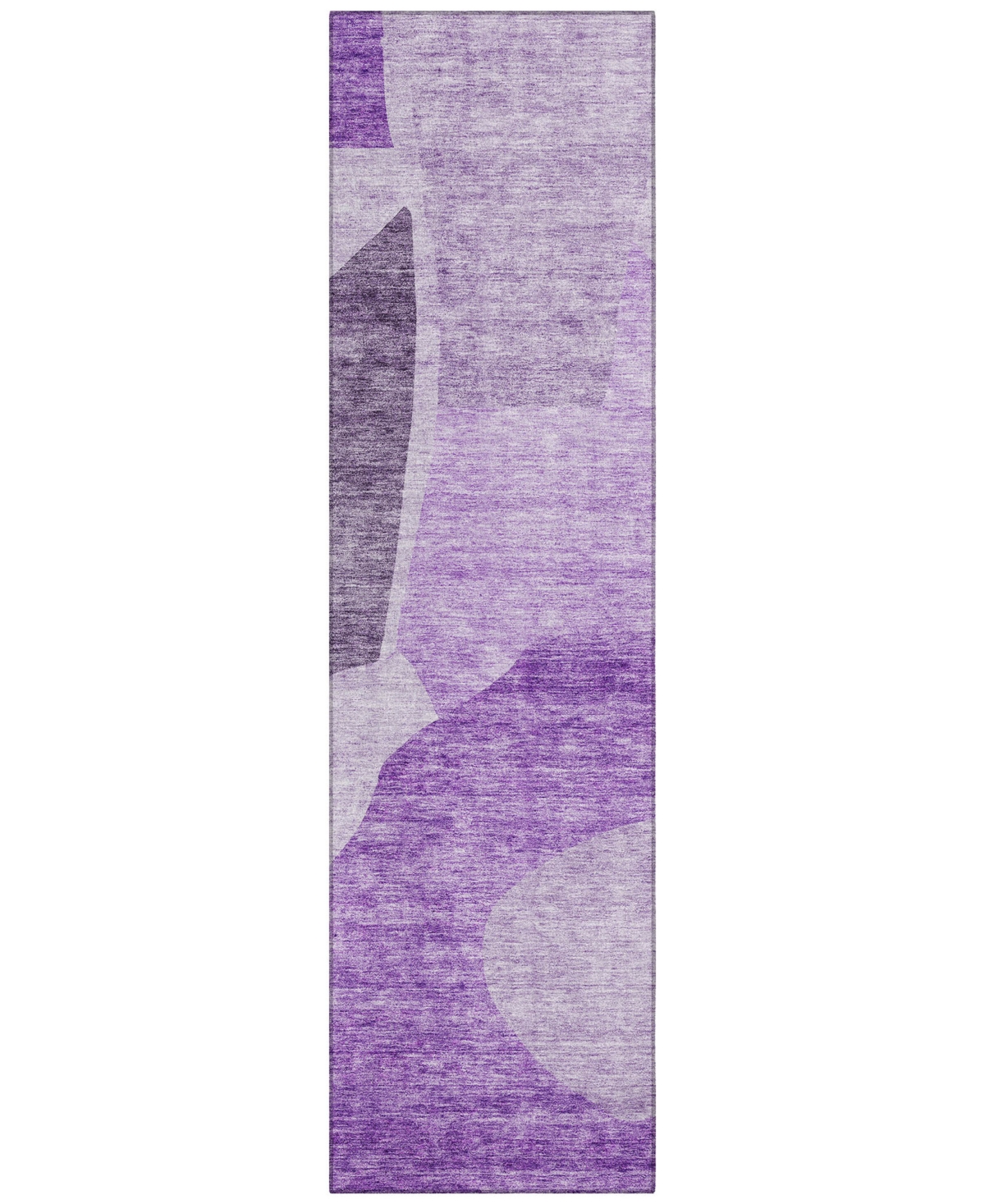Addison Chantille Acn665 2'3"x7'6" Runner Area Rug In Eggplant