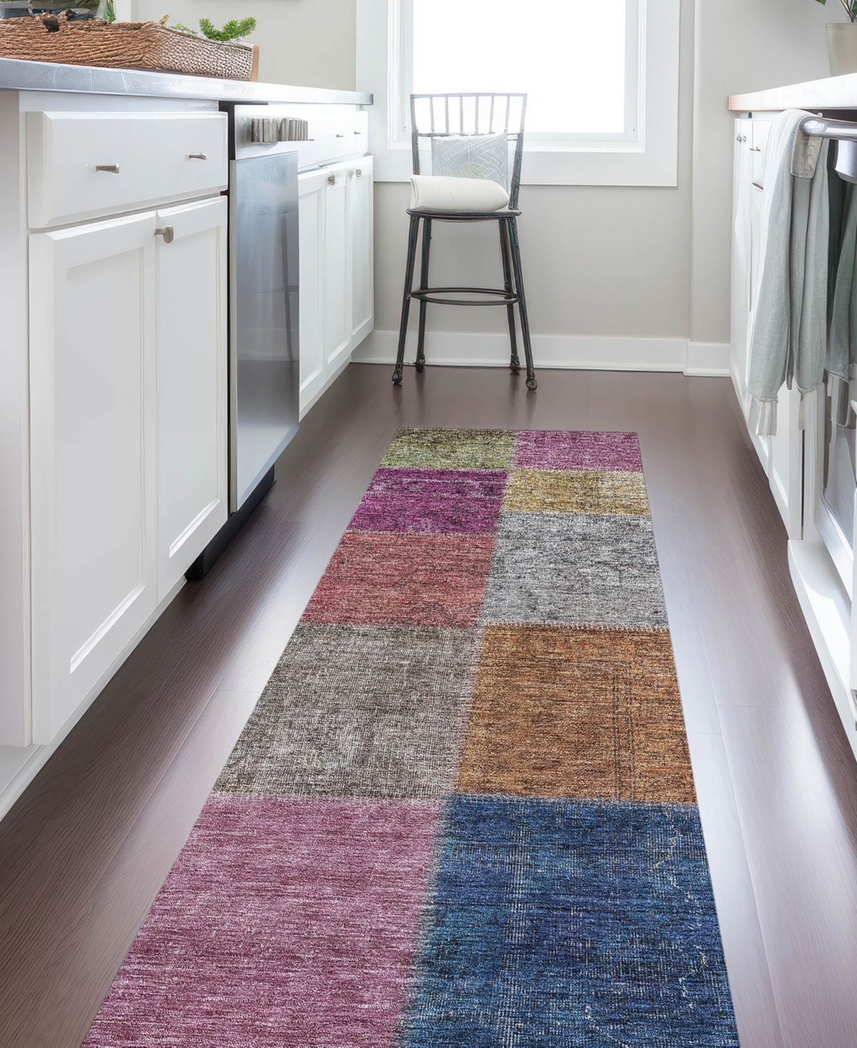 Addison Chantille Acn663 2'3"x7'6" Runner Area Rug In Multi