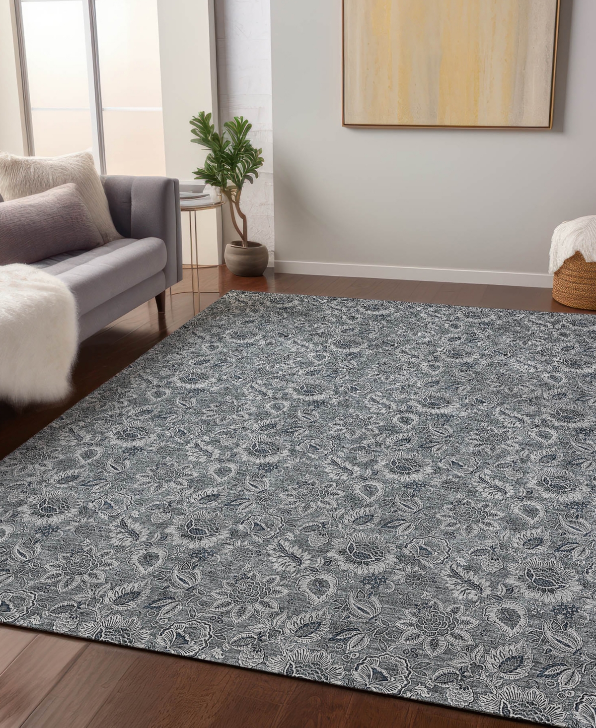 Addison Chantille Acn661 9'x12' Area Rug In Gray