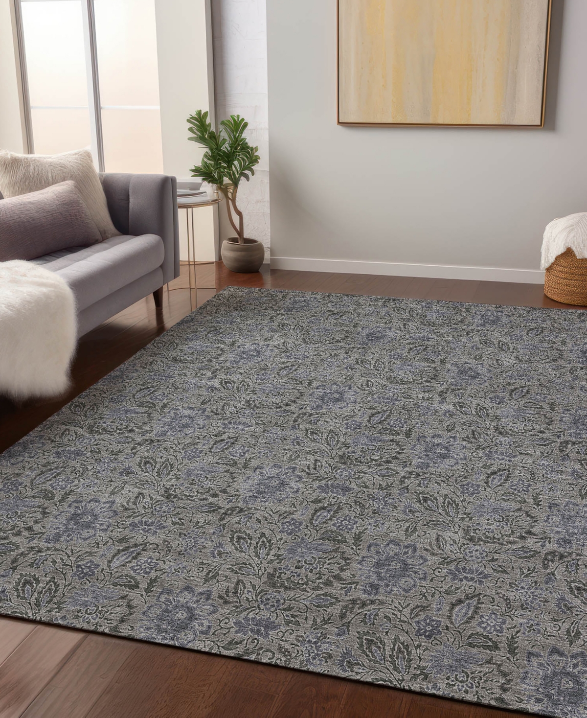 Addison Chantille Acn660 9'x12' Area Rug In Khaki