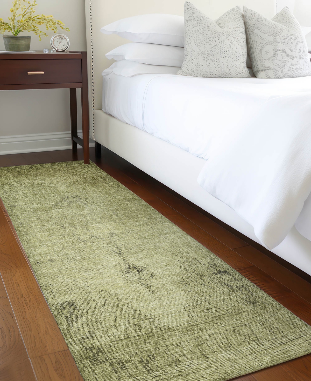 Addison Chantille Acn658 2'3"x7'6" Runner Area Rug In Khaki