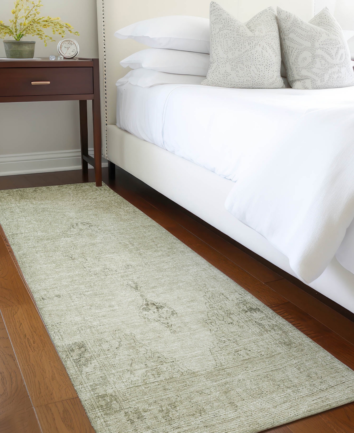 Addison Chantille Acn658 2'3"x7'6" Runner Area Rug In Beige