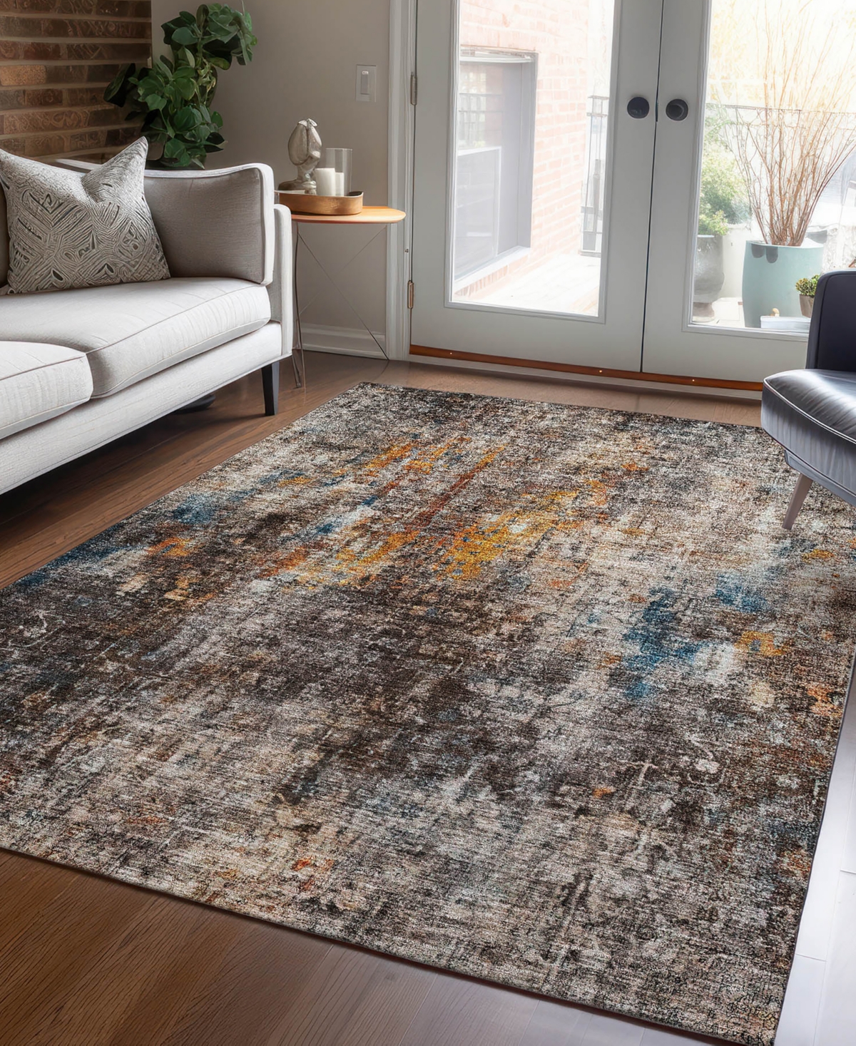 Addison Chantille Acn655 3'x5' Area Rug In Taupe