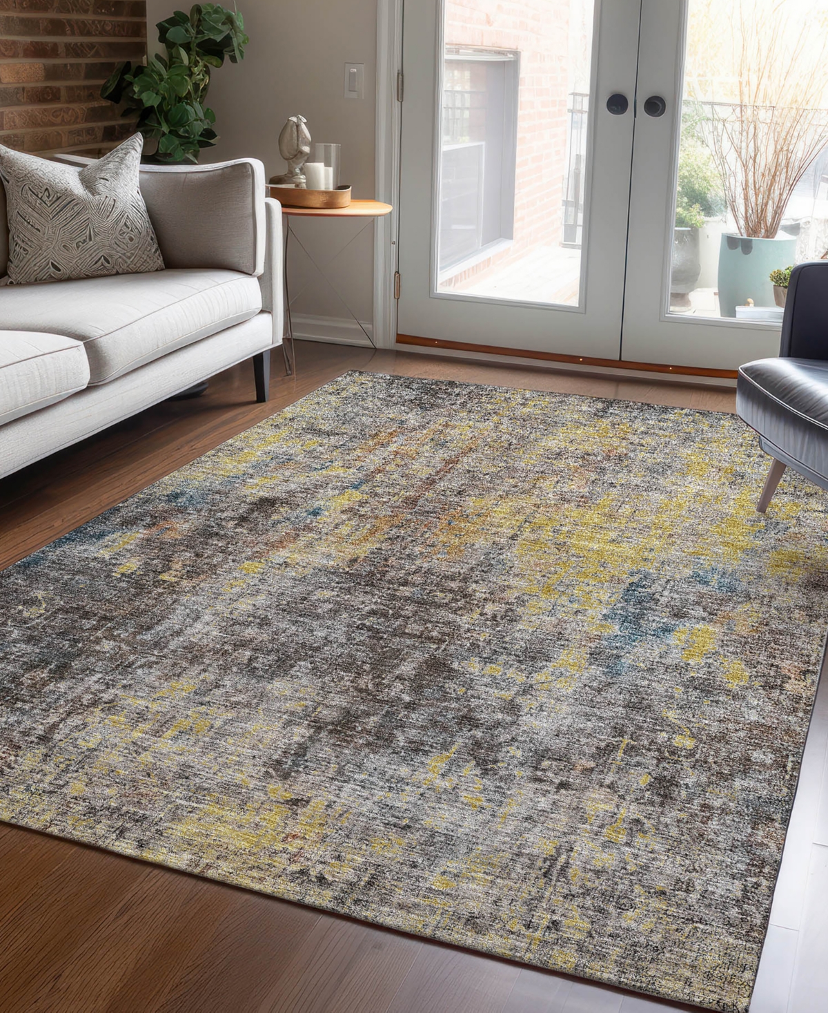Addison Chantille Acn655 9'x12' Area Rug In Mocha