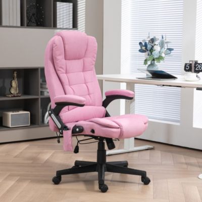 Vinsetto 6 Point Vibrating Massage Office Chair with Lumbar Heat