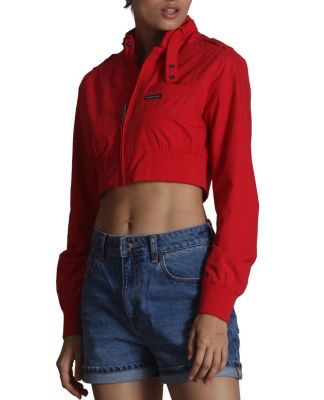 Women's Mini Cropped Racer Jacket