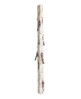 Lifelike Birch Branches (Set of 12) Artificial Trees with Detailed PVC Construction, Perfect for Year-Round Use