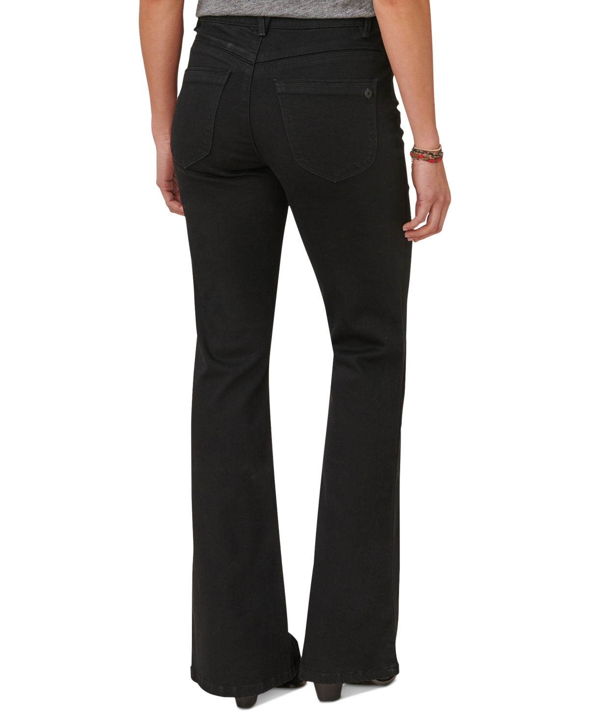 Democracy Petite "ab"solution Luxe Touch Itty Bitty Bootcut Jeans In Blue Vinta