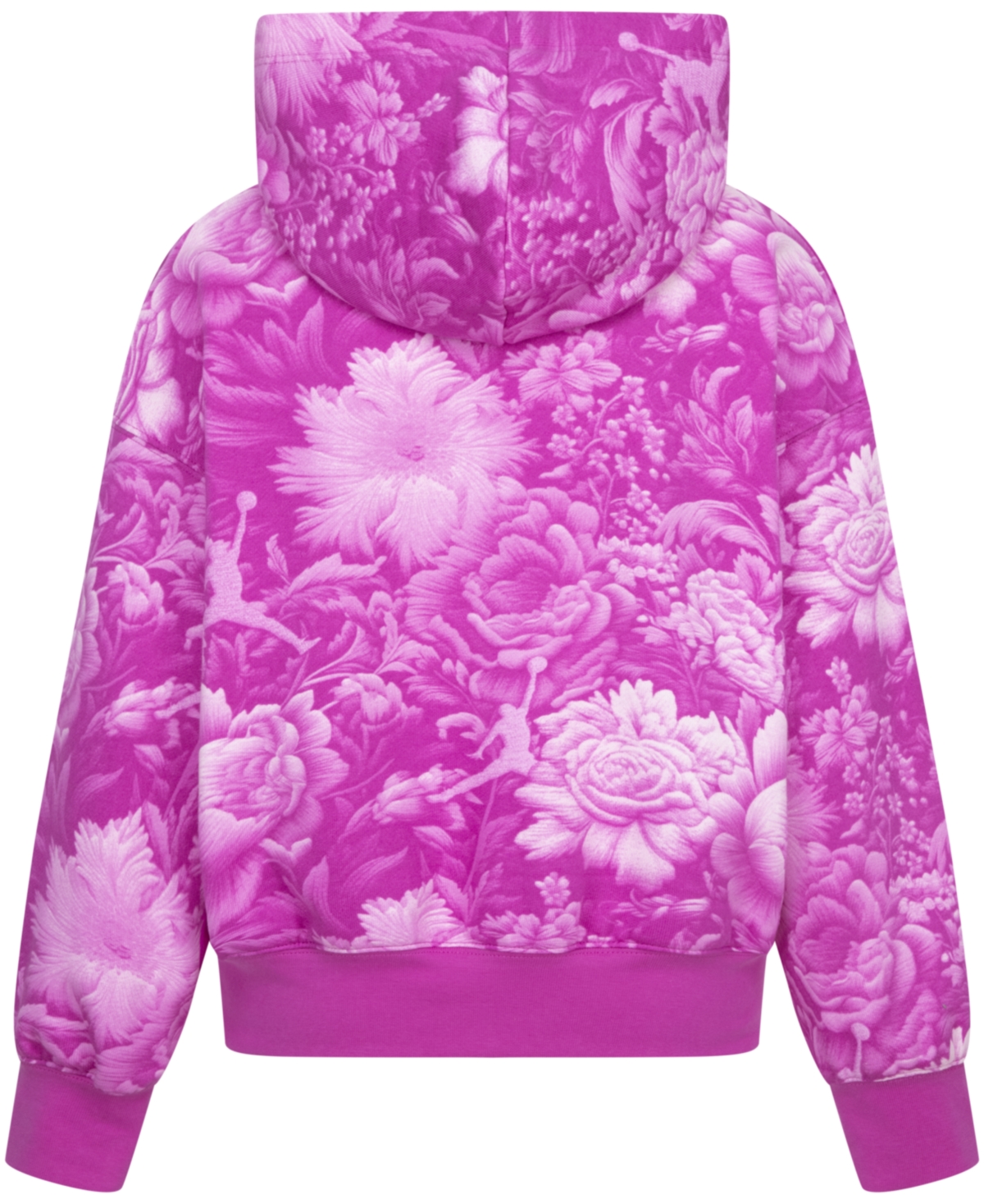 Jordan Big Girls Brooklyn Essentials Floral-Print Pullover Hoodie - A2bfire Pi