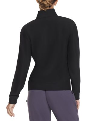 Women's Go Luxe Ribbed Knit Quarter Zip Jacket