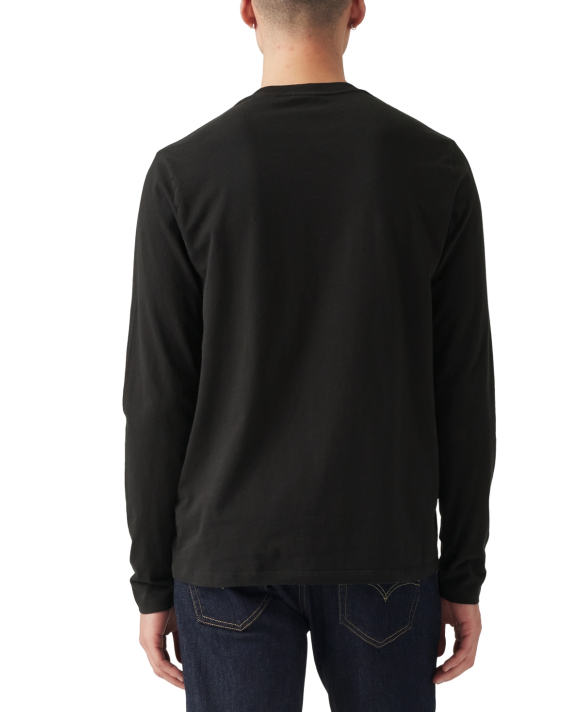 Levi's Men's Long Sleeve Crewneck Pocket T-Shirt