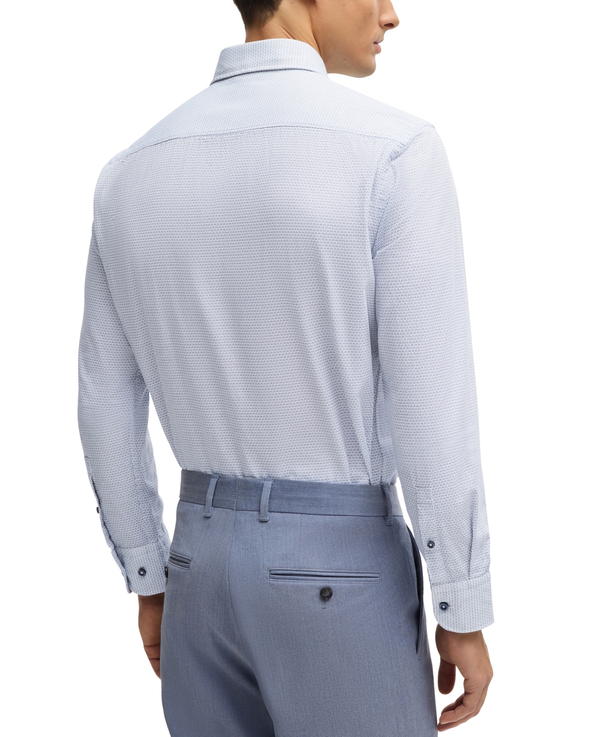 Boss by Hugo Boss Men's Spread Collar Casual-Fit Dress Shirt