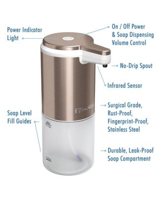 Ultraclean Stainless Steel Sensor Foam Soap Dispenser 11 oz