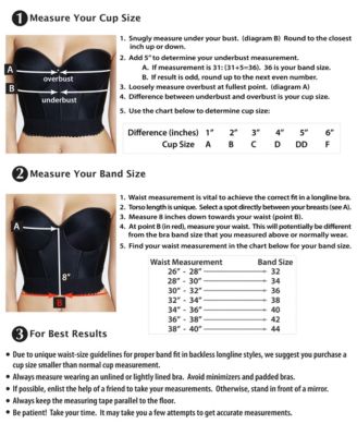 Women's Tayler Backless Strapless Lace Bra,6744