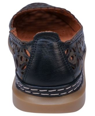 Women's Tumi Perforated Leather Flats