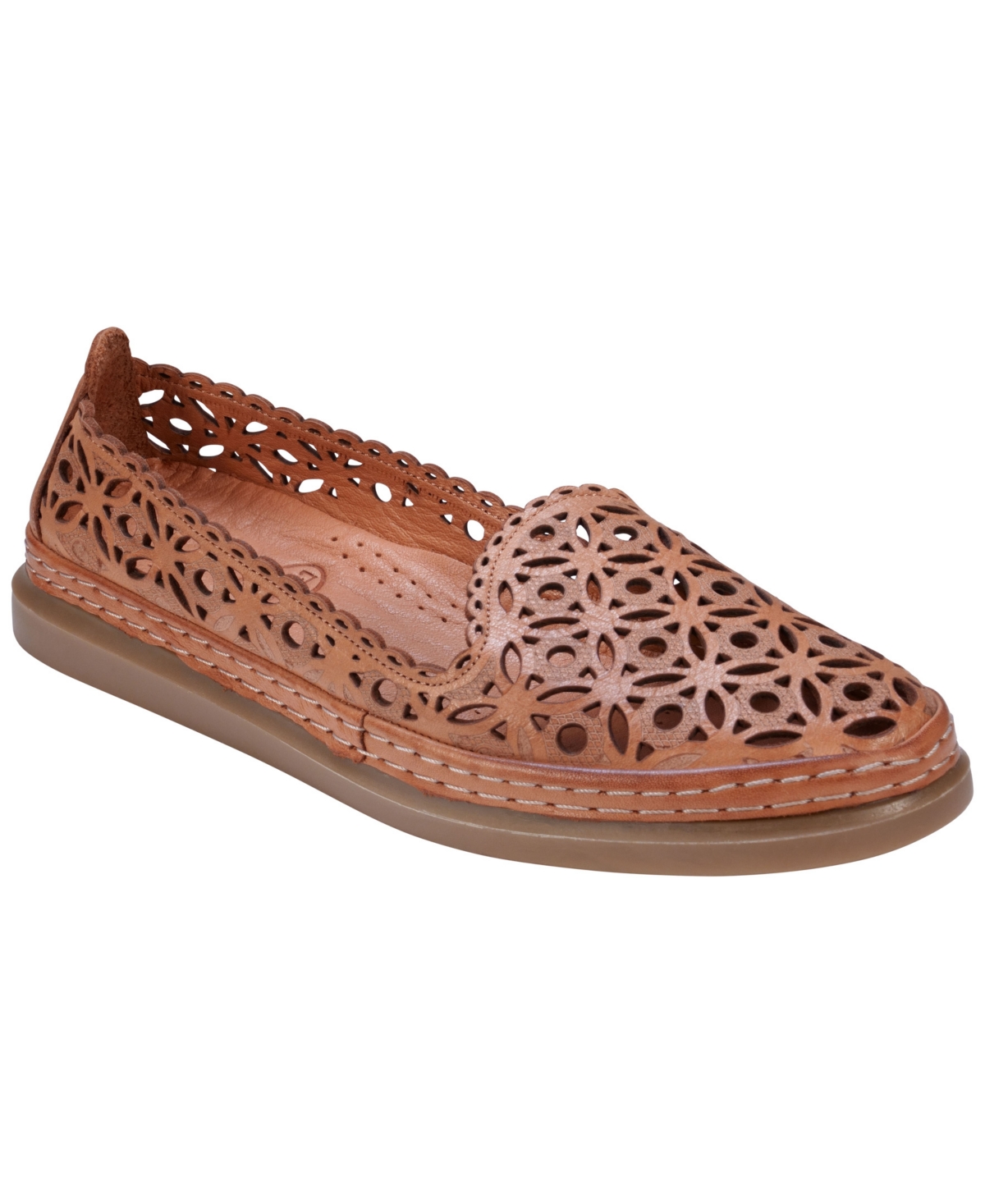 Cools 21 Women's Tumi Perforated Leather Flats