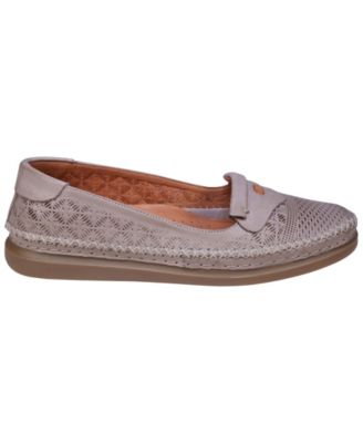 Women's Ginger Perforated Leather Flats
