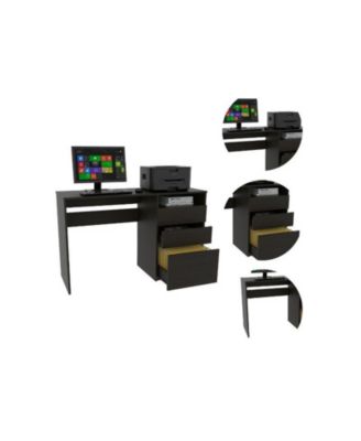 Louisiana Writing Computer Desk, Three Drawers