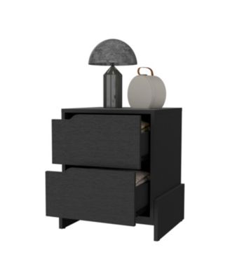 Lovell Nightstand with Sturdy Base and 2-Drawers
