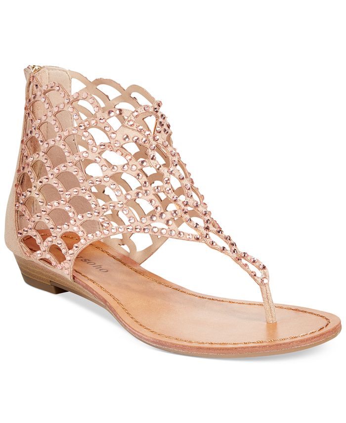 Nieuwe betekenis Raadplegen microfoon ZiGi Soho Melaa Caged Flat Thong Sandals & Reviews - Sandals - Shoes -  Macy's