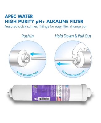 APEC 10&amp;quot; High Purity pH+ Calcium Carbonate Re-mineralization Inline Filters