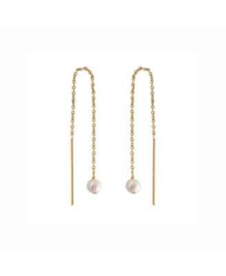 Paloma Pearl Threaders Gold