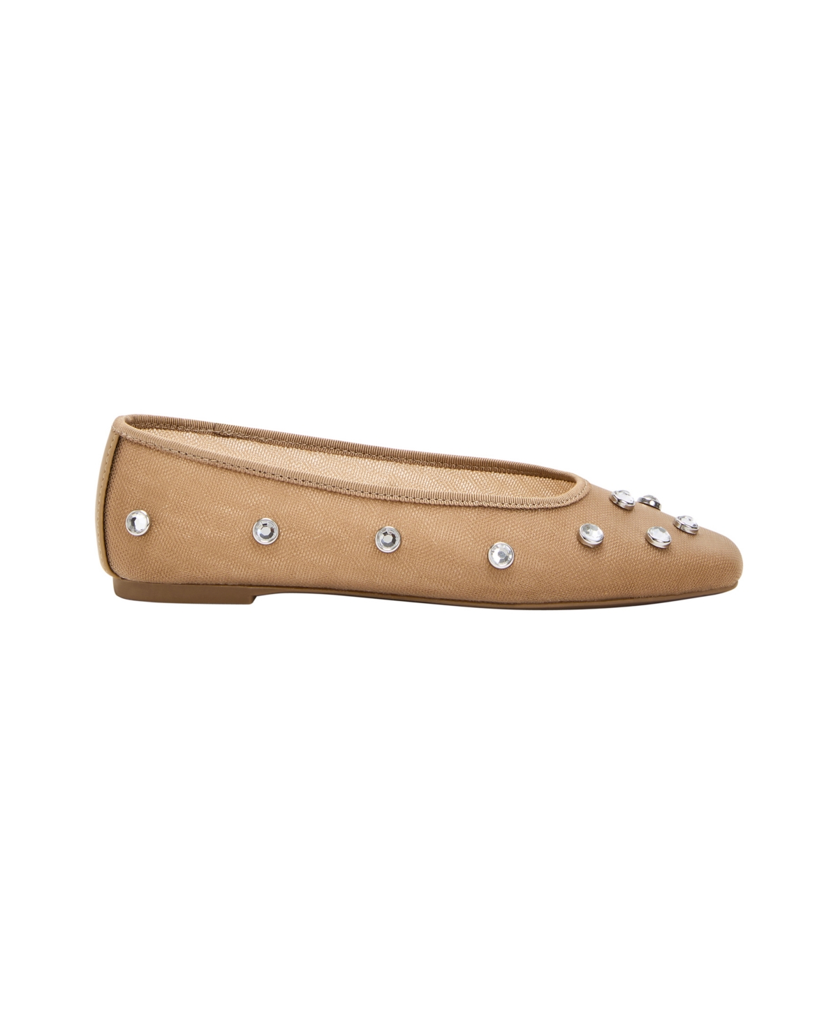 KATY PERRY WOMEN'S HIGH RISE CRYSTAL BALLET FLATS 