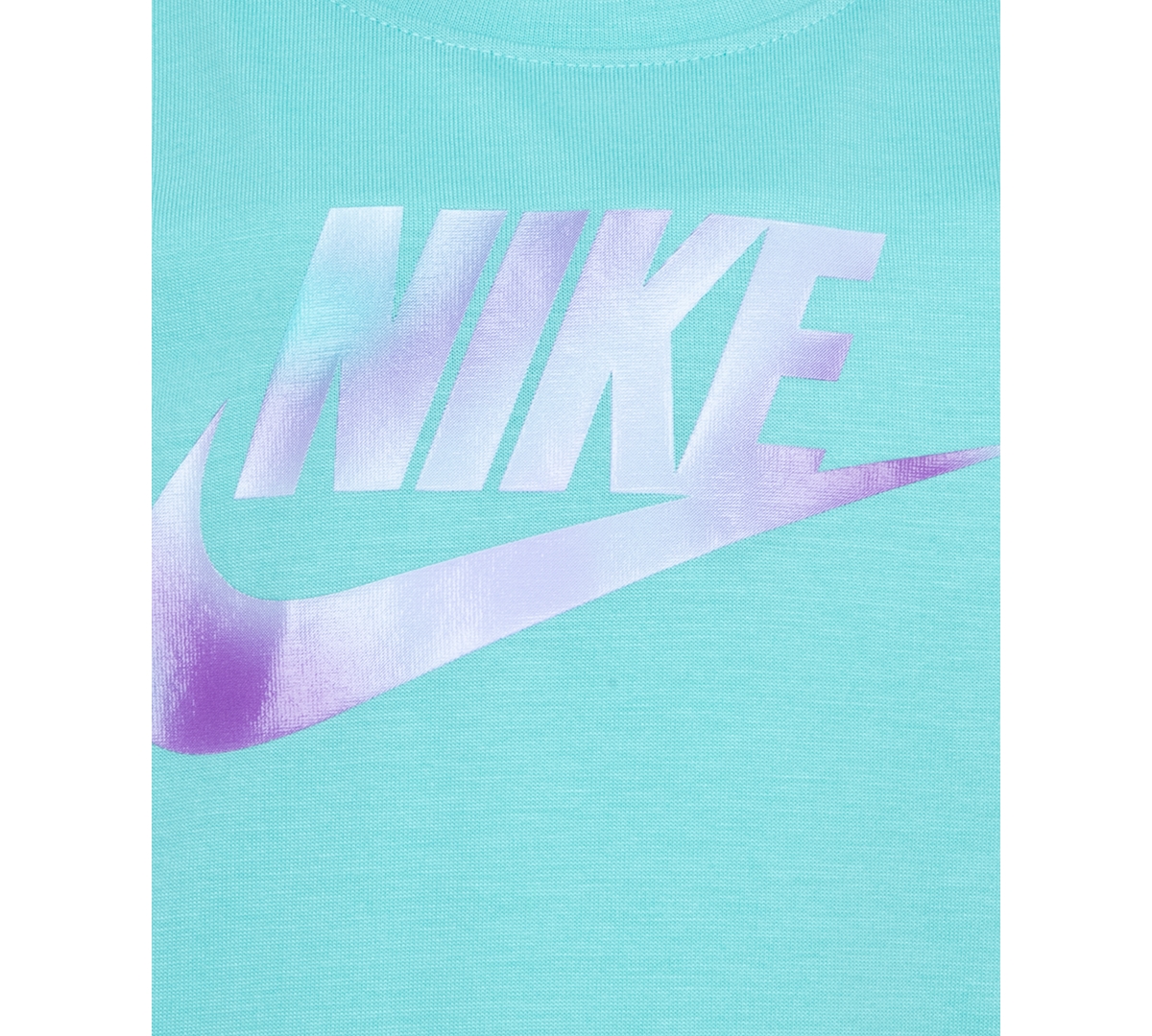 Nike Little Girls Long-Sleeve Logo T-Shirt & Printed Leggings, 2 Piece Set - Pb7black R