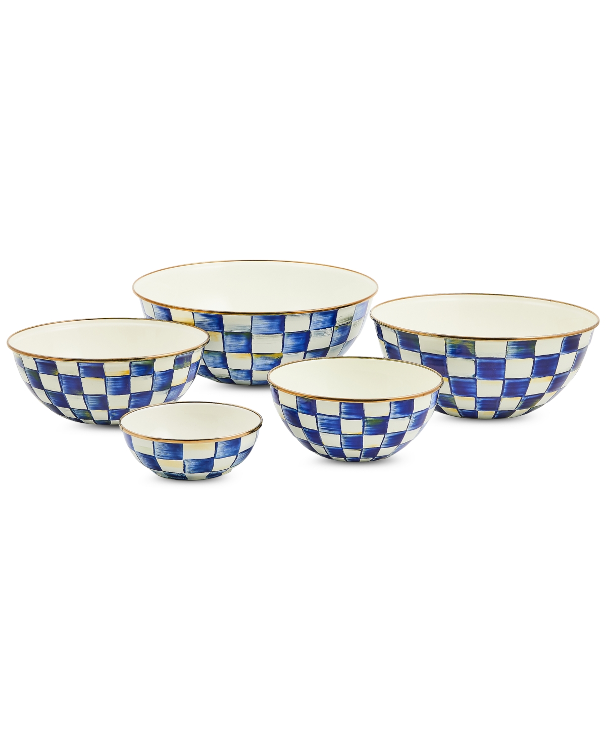 Mackenzie-childs Royal Check Everyday Extra Large Bowl In No Color