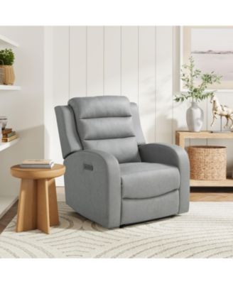 32.3"W Polyester Akron Power Recliner