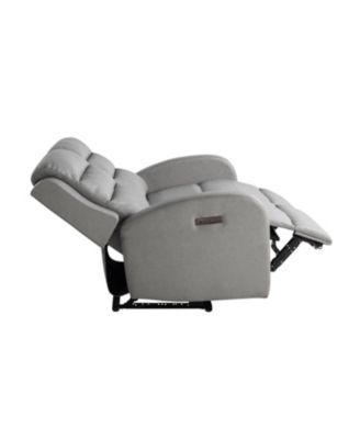 54.7"W Polyester Akron Power Reclining Loveseat