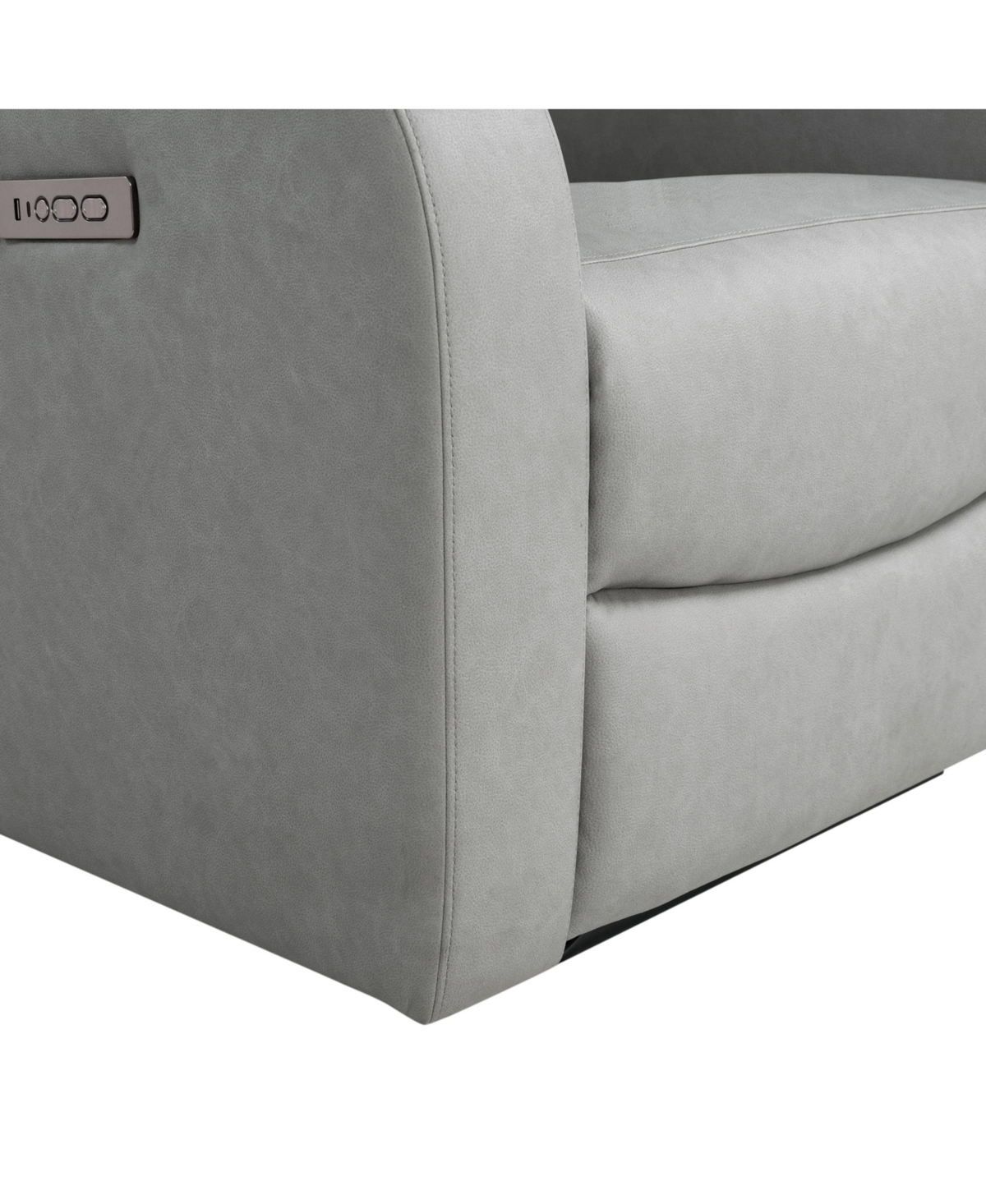 Relax A Lounger 77.2"w Polyester Akron Power Reclining Sofa In Gray