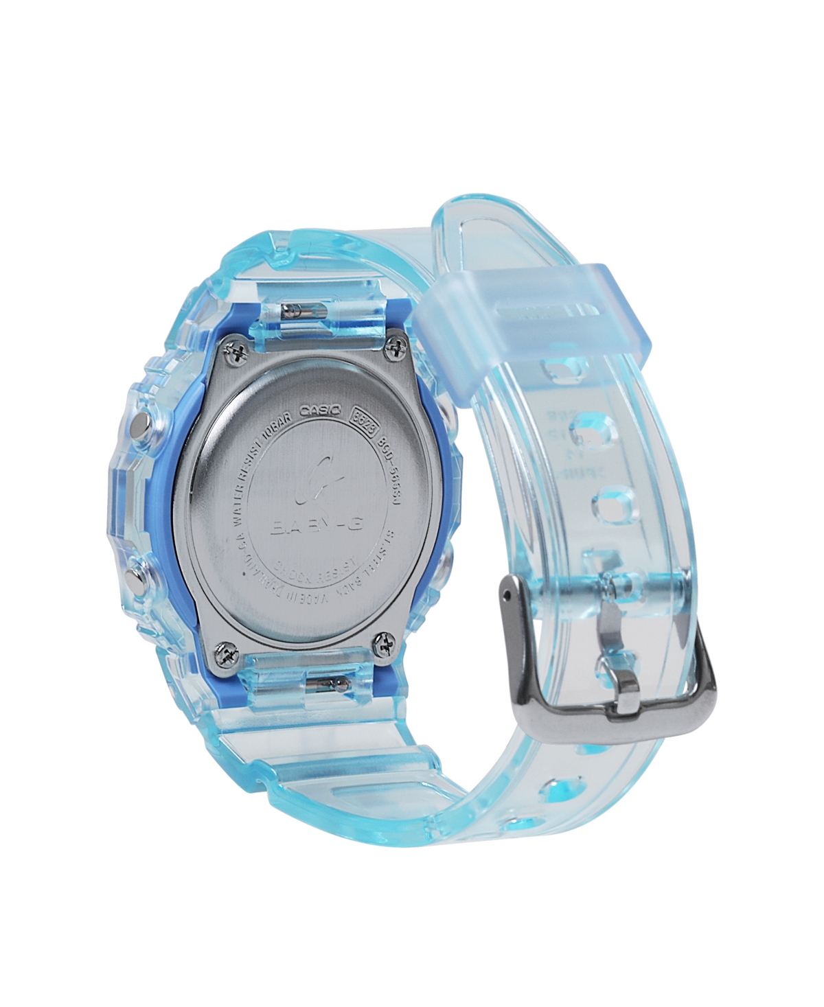 G-shock Baby-g Women's Digital Blue Resin Watch, 37.9mm Bgd565sj-2 In Blue