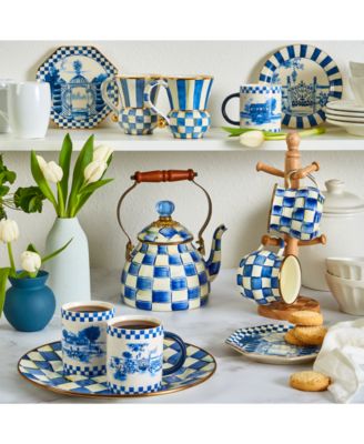 Royal Check Dinner Plate