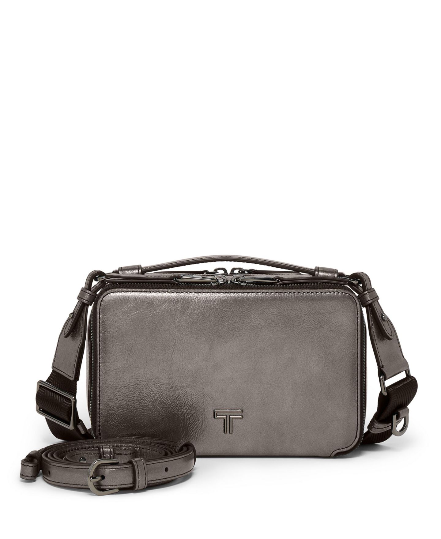 Сумка Tumi Voyageur Myla Crossbody, цвет: Чёрный / Светлый золотой — фото 18