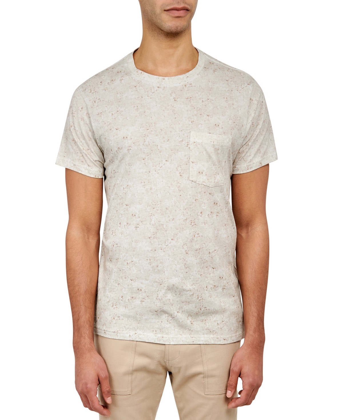 Men's Bushwick Slim-Fit Abstract-Print Pocket T-Shirt - Green
