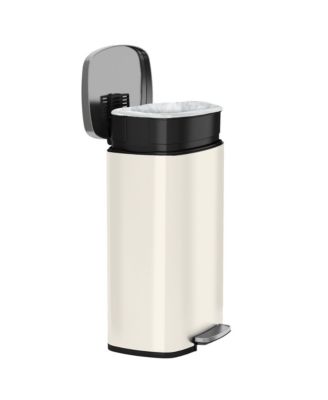 13.2 Gallon SoftStep Stainless Steel Step Trash Can with AbsorbX Odor Filter and Removable Inner Bucket