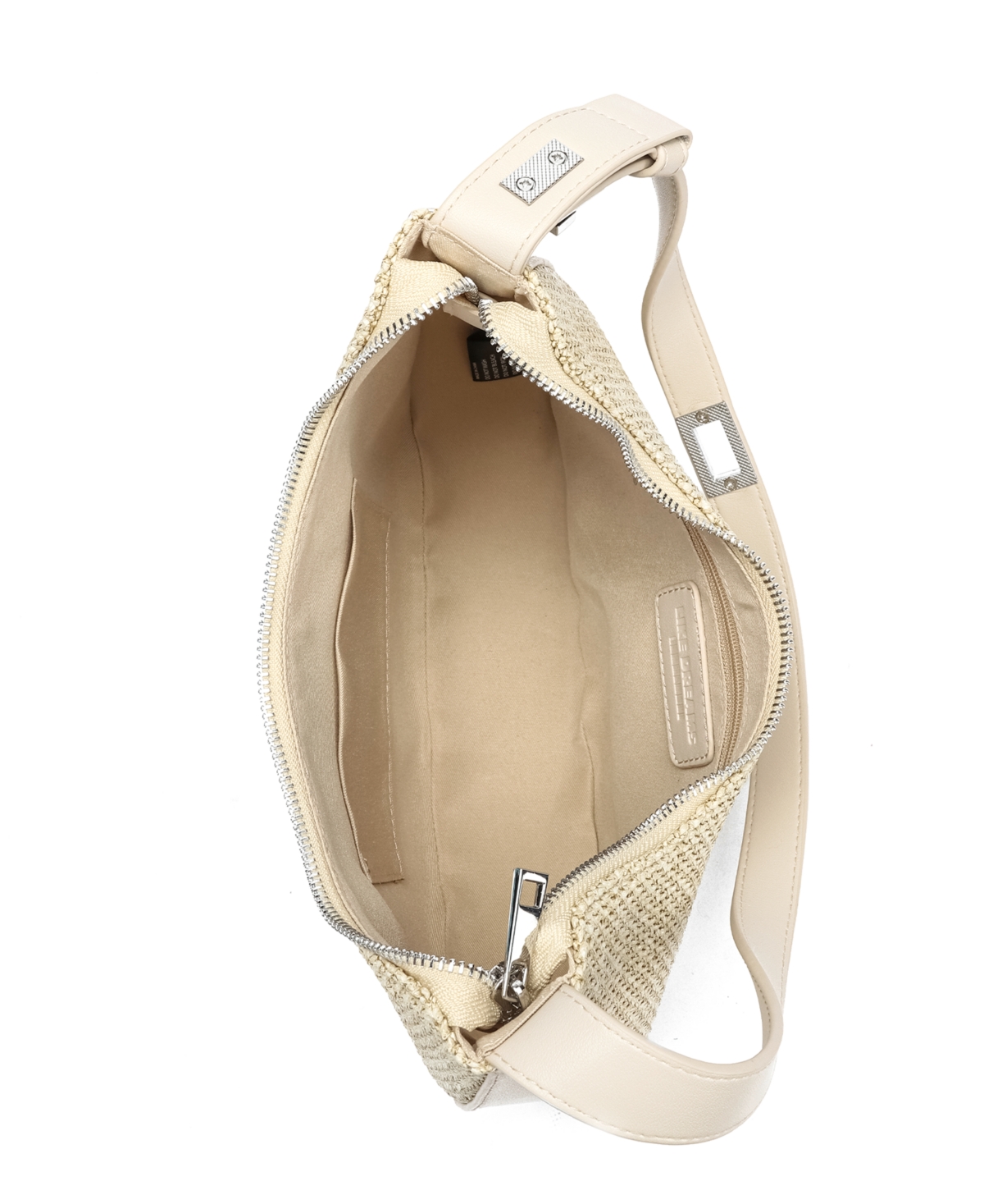 Like Dreams Luna Spring Straw Shoulder Bag In Lilac