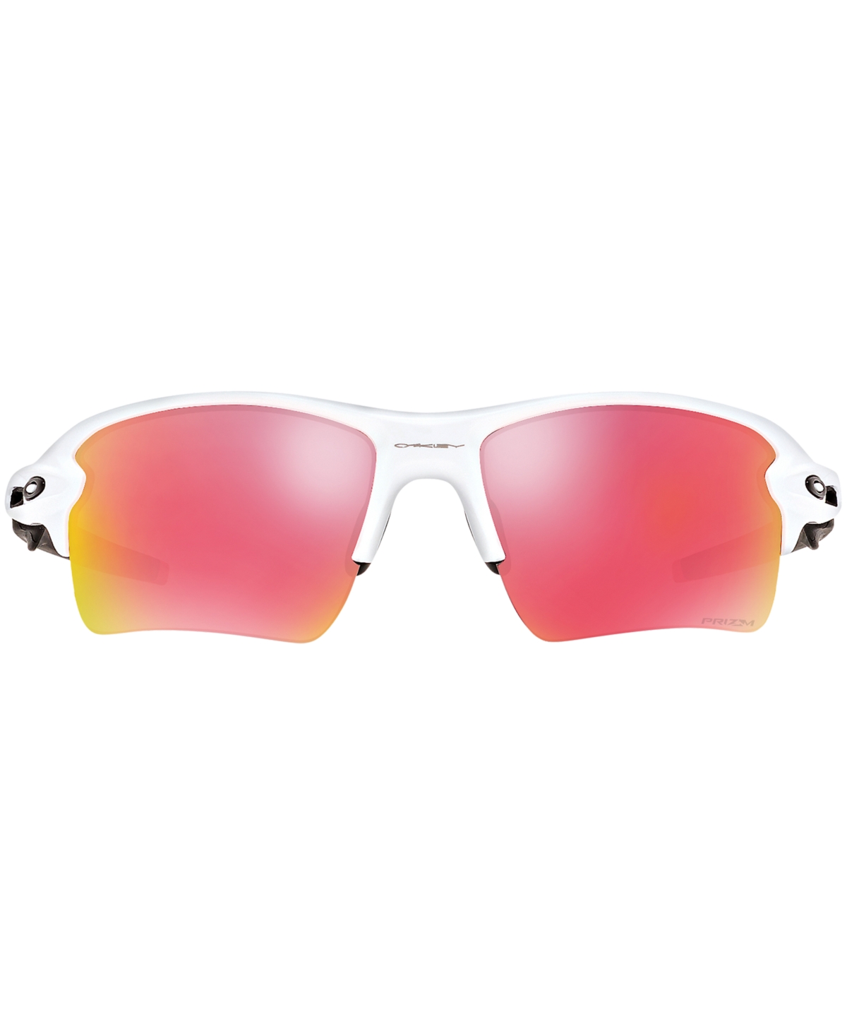Oakley Flak 2.0 Xl Prizm Field Sunglasses, Oo9188 In White Shiny,burgundy
